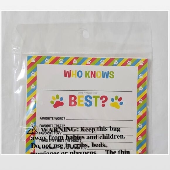 New Live. Laugh. Celebrate. Pet Game Cards Animal Dog Cat Party Set NWT - Picture 7 of 11